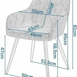 EUGAD Esszimmerstuhl (2 Stück), Wohnzimmerstuhl aus Leinen Polsterstuhl mit Armlehnen und Rückenlehne schwarze Gestell aus Metall Hellgrau Dunkelgrau 26 EUGAD Esszimmerstuhl (2 Stück), Wohnzimmerstuhl aus Leinen Polsterstuhl mit Armlehnen und Rückenlehne schwarze Gestell aus Metall Hellgrau Dunkelgrau -Eugad Möbel Einkaufen 82063ab9 36f3 5536 960b 8a16a4af712b