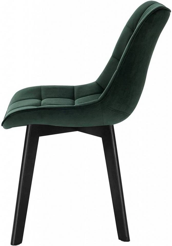 EUGAD Esszimmerstuhl (2 Stück), Wohnzimmerstuhl mit Rückenlehne, Polsterstuhl Küchenstuhl Weich Samt und Holz für ESS- und Wohnzimmer Schwarz Dunkelgrau, Dunkelgrün, Rosa 24 EUGAD Esszimmerstuhl (2 Stück), Wohnzimmerstuhl mit Rückenlehne, Polsterstuhl Küchenstuhl Weich Samt und Holz für ESS- und Wohnzimmer Schwarz Dunkelgrau, Dunkelgrün, Rosa – Bild 24