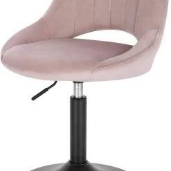 EUGAD Barhocker (6 St), Barstuhl Barsessel Sessel Loungesessel höhenverstellbar Clubsessel Cocktailsessel Drehsessel Samt Sitzhöhe 40–55 cm Rosa Dunkelgrau, Schwarz -Eugad Möbel Einkaufen 82dcf818 343e 4651 8fc7 af9bb730e8cb