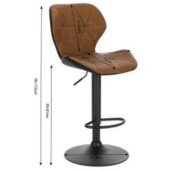 EUGAD Barhocker, 4er-Set mit Rückenlehne aus Kunstleder Metall Braun Anthrazit, Dunkelbraun, Grau 50 EUGAD Barhocker, 4er-Set mit Rückenlehne aus Kunstleder Metall Braun Anthrazit, Dunkelbraun, Grau -Eugad Möbel Einkaufen 83d39bd7 c2fb 4e98 9147 8df92c40621c