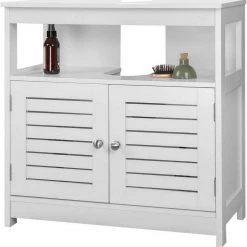 EUGAD Waschbeckenunterschrank Badezimmerschrank Unterschrank Waschtisch Badschrank mit 2 Türen mit Ablage 60x30x60 cm Weiß 9 EUGAD Waschbeckenunterschrank Badezimmerschrank Unterschrank Waschtisch Badschrank mit 2 Türen mit Ablage 60x30x60 cm Weiß -Eugad Möbel Einkaufen 83fe92b6 d821 5cc3 b0c2 44cefd593041