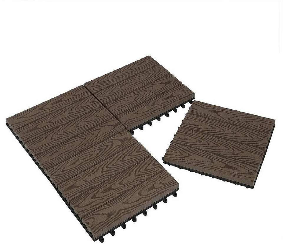 EUGAD WPC-Fliesen, WPC Fliesen Klickfliesen in Holzoptik 22 Stücke für 2m² Hellgrau Anthrazit, Braun, Coffee 25 EUGAD WPC-Fliesen, WPC Fliesen Klickfliesen in Holzoptik 22 Stücke für 2m² Hellgrau Anthrazit, Braun, Coffee – Bild 25