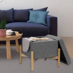 EUGAD Sitzhocker, Polsterhocker Sitztruhe bis 150kg belastbar, mit Stauraum, Deckel Abnehmbar Holzbeine Dunkelgrau Hellgrau 19 EUGAD Sitzhocker, Polsterhocker Sitztruhe bis 150kg belastbar, mit Stauraum, Deckel Abnehmbar Holzbeine Dunkelgrau Hellgrau -Eugad Möbel Einkaufen 89e03551 9949 586b 8a16 d8ad8ec27bd1