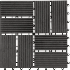 EUGAD WPC-Fliesen, 22 Stück WPC Terrassenfliesen Klickfliesen 30x30cm Coffee Anthrazit, Dunkelgrau, Hellgrau 47 EUGAD WPC-Fliesen, 22 Stück WPC Terrassenfliesen Klickfliesen 30x30cm Coffee Anthrazit, Dunkelgrau, Hellgrau -Eugad Möbel Einkaufen 8a8d1de5 5432 5543 9d9e 046b7d8beb1b