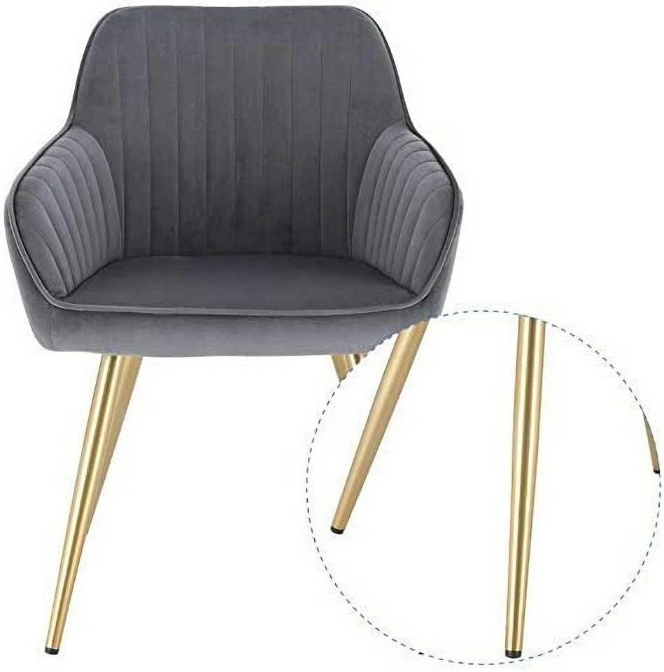 EUGAD Polsterstuhl (Set, 1 Stück), Esszimmerstuhl Küchenstuhl Samt, mit goldener Metallbeinen Blau, Bordeaux, Dunkelgrau, Dunkelgrün, Hellgrau, Rosa, Schwarz 4 EUGAD Polsterstuhl (Set, 1 Stück), Esszimmerstuhl Küchenstuhl Samt, mit goldener Metallbeinen Blau, Bordeaux, Dunkelgrau, Dunkelgrün, Hellgrau, Rosa, Schwarz – Bild 4
