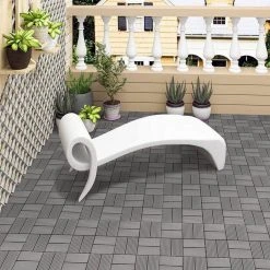 EUGAD WPC-Fliesen, 11 Stück WPC Terrassenfliesen Klickfliesen 30x30cm Hellgrau Anthrazit, Coffee, Dunkelgrau -Eugad Möbel Einkaufen 8bbefa51 2bc5 5967 af84 dd9d5d7923c5