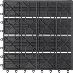 EUGAD WPC-Fliesen, 22 Stück WPC Terrassenfliesen 30x30cm Holzstruktur Coffee Anthrazit, Dunkelgrau, Hellgrau -Eugad Möbel Einkaufen 8d005599 67e9 5555 a238 b1bfe9c23ad0