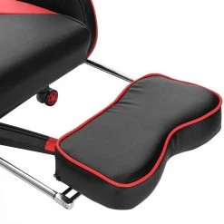 EUGAD Gaming-Stuhl (1 Stück), Racing Stuhl mit Fußstütze Racing Stuhl Drehstuhl Bürostuhl Schreibtischstuhl PC Stuhl mit Wippfunktion Höhenverstellbar Kunstleder Rot Grau, Wei&szlig; -Eugad Möbel Einkaufen 8e69f329 0d02 5f35 a199 e071d5b01ade