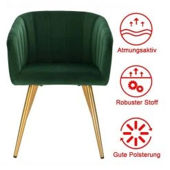 EUGAD Esszimmerstuhl (4 Stück), 4er-Set Esszimmerstuhl Polsterstuhl aus Samt Dunkelgrün Dunkelgrau, Dunkelgrün, Rosa, Schwarz 40 EUGAD Esszimmerstuhl (4 Stück), 4er-Set Esszimmerstuhl Polsterstuhl aus Samt Dunkelgrün Dunkelgrau, Dunkelgrün, Rosa, Schwarz -Eugad Möbel Einkaufen 8ea6d22c 246b 481e 88d4 fb80643dfb07