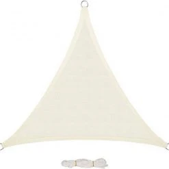 EUGAD Sonnensegel »0211ZYF«, Sonnenschutz Terrasse HDPE Dreieckig Creme -Eugad Möbel Einkaufen 8eb746e7 e787 5888 8ef2 fff9e30f58e1