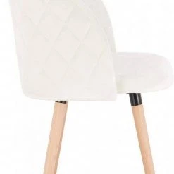 EUGAD Esszimmerstuhl (4 Stück), 4er-Set Esszimmerstuhl Küchenstuhl Samt Massivholz Cremeweiß Cremeweiß, Rosa -Eugad Möbel Einkaufen 8f44d37b 0cc6 5667 8bc3 c6d39610418b