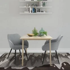 EUGAD Esszimmerstuhl (1 Stück), Küchenstuhl Wohnzimmerstuhl Sitzfläche aus Leinen Polsterstuhl mit Armlehne Metallbeine für Esszimmer Wohnzimmer Küche,Dunkelgrau Hellgrau 20 EUGAD Esszimmerstuhl (1 Stück), Küchenstuhl Wohnzimmerstuhl Sitzfläche aus Leinen Polsterstuhl mit Armlehne Metallbeine für Esszimmer Wohnzimmer Küche,Dunkelgrau Hellgrau -Eugad Möbel Einkaufen 90e22d77 4184 5e1d a61d 680e2f897a74