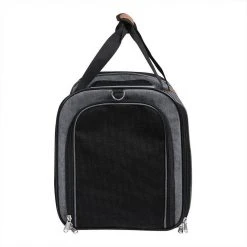 EUGAD Tiertransporttasche bis 8,00 kg, Katzentragetasche Hundetragetasche Schultertasche Haustiertasche Faltbare Transporttasche Reisetasche Traglast Oxford mit Schultergurt Grau 45x30x35cm -Eugad Möbel Einkaufen 935acdeb 675d 4df1 a967 3c18f3ffb3a8