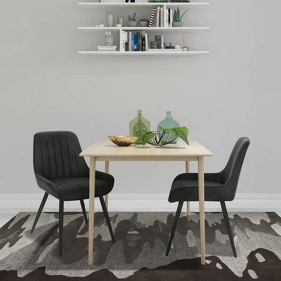 EUGAD Esszimmerstuhl, Polsterstuhl 2er-Set,Sitzfläche aus Stoffbezug Anthrazit, Dunkelbraun, Dunkelgrau 15 EUGAD Esszimmerstuhl, Polsterstuhl 2er-Set,Sitzfläche aus Stoffbezug Anthrazit, Dunkelbraun, Dunkelgrau – Bild 15