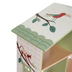 EUGAD Bücherregal, 1-tlg., Kinderregal Aufbewahrungsregal mit 5 Fächern, Zoomotive Spielzeug-Organizer für Kinderzimmer -Eugad Möbel Einkaufen 947cc556 699b 4d89 be3d 61ab63a1c5c8