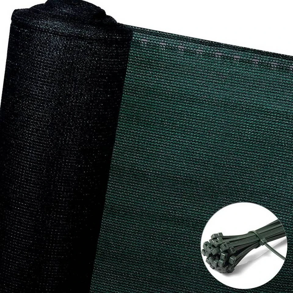 EUGAD Blende, Schattiernetz Zaunblende HDPE Windschutz Grün 100 x 1000 cm 28 EUGAD Blende, Schattiernetz Zaunblende HDPE Windschutz Grün 100 x 1000 cm – Bild 28