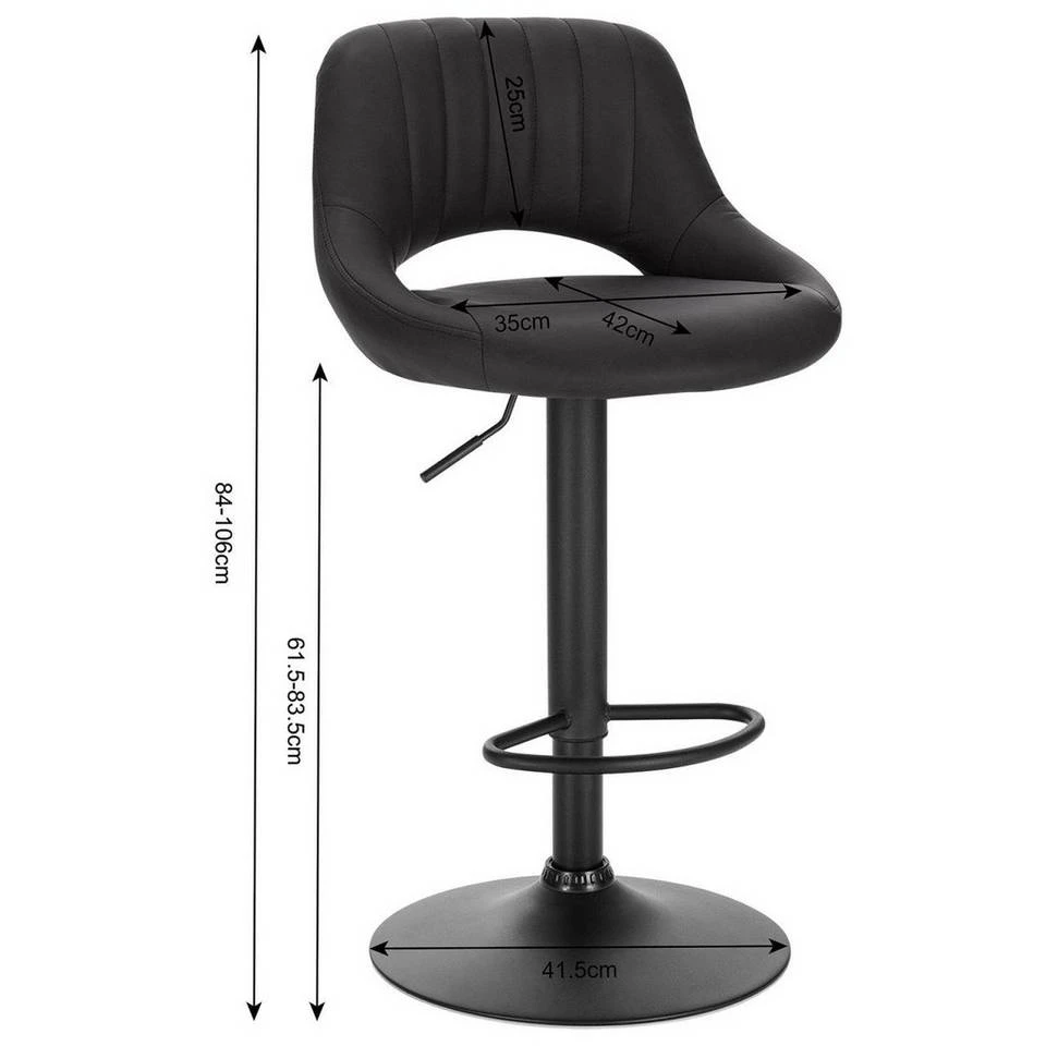 EUGAD Barhocker, 4er-Set Tresenhocker aus Kunstleder Gestell aus Stahl Dunkelbraun Anthrazit, Grau 30 EUGAD Barhocker, 4er-Set Tresenhocker aus Kunstleder Gestell aus Stahl Dunkelbraun Anthrazit, Grau – Bild 30