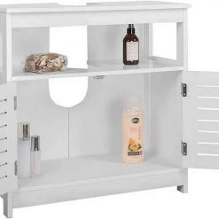 EUGAD Waschbeckenunterschrank Badezimmerschrank Unterschrank Waschtisch Badschrank mit 2 Türen mit Ablage 60x30x60 cm Weiß 10 EUGAD Waschbeckenunterschrank Badezimmerschrank Unterschrank Waschtisch Badschrank mit 2 Türen mit Ablage 60x30x60 cm Weiß -Eugad Möbel Einkaufen 999c427b 5c8c 5f7c a6a6 5bbdcc4973fc