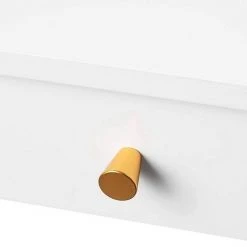 EUGAD Nachttisch, 2er-Set Nachtkommode Sofatisch Kaffeetisch Beistelltisch Nachtschrank für Wohnzimmer Schlafzimmer mit Schublade mit Ablage aus MDF Weiß -Eugad Möbel Einkaufen 999cd095 c486 55af 979f c567df0f534a