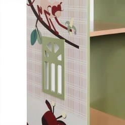 EUGAD Bücherregal, 1-tlg., Kinderregal Aufbewahrungsregal mit 5 Fächern, Zoomotive Spielzeug-Organizer für Kinderzimmer -Eugad Möbel Einkaufen 99c5ebcf 7865 47d8 b9d0 78faf8445181