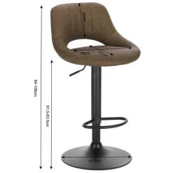 EUGAD Barhocker, 4er-Set Tresenhocker aus Kunstleder Gestell aus Stahl Dunkelbraun Anthrazit, Grau 38 EUGAD Barhocker, 4er-Set Tresenhocker aus Kunstleder Gestell aus Stahl Dunkelbraun Anthrazit, Grau -Eugad Möbel Einkaufen 9d444614 a17f 5d7f 8554 1e6a35a73ba2