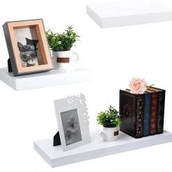 EUGAD Wandregal, 3er-Set Wandregal in verschiedenen Farben & Größen Weiß Schwarz, Wei&szlig; -Eugad Möbel Einkaufen 9d7014cb b0c9 4300 8405 39ce1223a66f