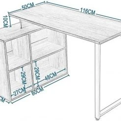 EUGAD Schreibtisch, mit Ablagen Holz 116x75x80cm Dunkelbuche Helleiche, Weiß 22 EUGAD Schreibtisch, mit Ablagen Holz 116x75x80cm Dunkelbuche Helleiche, Weiß -Eugad Möbel Einkaufen 9f5ac6d8 aa26 52f1 8918 cb6754110ba4
