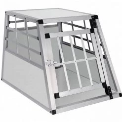 EUGAD Tiertransportbox, Hundetransportbox Alu Hundebox Reisebox Autobox für kleine/mittlere Hunde Französische Bulldogge Beagle Terriers Dackel Shiba Inu 69 x 54 x 50 cm L Schwarz, Silber 14 EUGAD Tiertransportbox, Hundetransportbox Alu Hundebox Reisebox Autobox für kleine/mittlere Hunde Französische Bulldogge Beagle Terriers Dackel Shiba Inu 69 x 54 x 50 cm L Schwarz, Silber -Eugad Möbel Einkaufen 9fbc859d a746 5deb 89a6 14e320c3494b