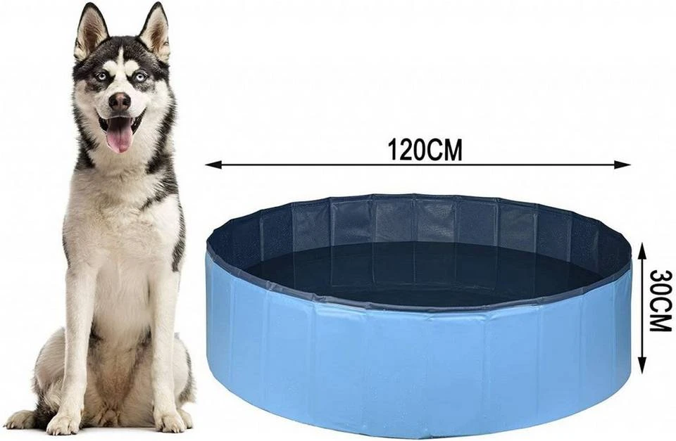 EUGAD Planschbecken, Hundepool Swimmingpool für Hunde Katzen blau 9 EUGAD Planschbecken, Hundepool Swimmingpool für Hunde Katzen blau – Bild 9