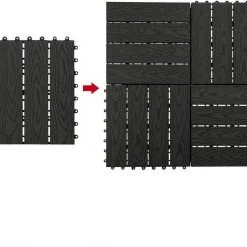 EUGAD WPC-Fliesen, WPC Fliesen Klickfliesen in Holzoptik 22 Stücke für 2m² Hellgrau Anthrazit, Braun, Coffee 53 EUGAD WPC-Fliesen, WPC Fliesen Klickfliesen in Holzoptik 22 Stücke für 2m² Hellgrau Anthrazit, Braun, Coffee -Eugad Möbel Einkaufen a49972e6 527f 5fb6 8b44 90ea84a2340a