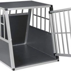 EUGAD Tiertransportbox, Hundetransportbox Alu Hundebox Reisebox Autobox für große Hunde Husky Samojede Weimaraner Border Collie Chow-Chow Shetland Sheepdog 85x65x69 cm Silber Grau 16 EUGAD Tiertransportbox, Hundetransportbox Alu Hundebox Reisebox Autobox für große Hunde Husky Samojede Weimaraner Border Collie Chow-Chow Shetland Sheepdog 85x65x69 cm Silber Grau -Eugad Möbel Einkaufen a535c842 966c 57ef ba6d 4aac38f86101