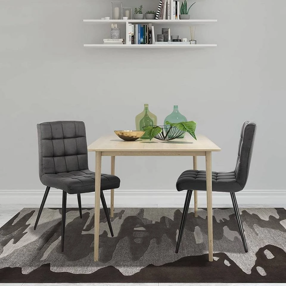 EUGAD Esszimmerstuhl (2 Stück), Polsterstuhl Wohnzimmerstuhl Samtstuhl Sessel mit Rückenlehne, Metallbeine, Sitzfläche aus Samt, Dunkelgrün Blau, Creme, Dunkelgrau, Dunkelgrün, Hellgrau, Rosa 30 EUGAD Esszimmerstuhl (2 Stück), Polsterstuhl Wohnzimmerstuhl Samtstuhl Sessel mit Rückenlehne, Metallbeine, Sitzfläche aus Samt, Dunkelgrün Blau, Creme, Dunkelgrau, Dunkelgrün, Hellgrau, Rosa – Bild 30