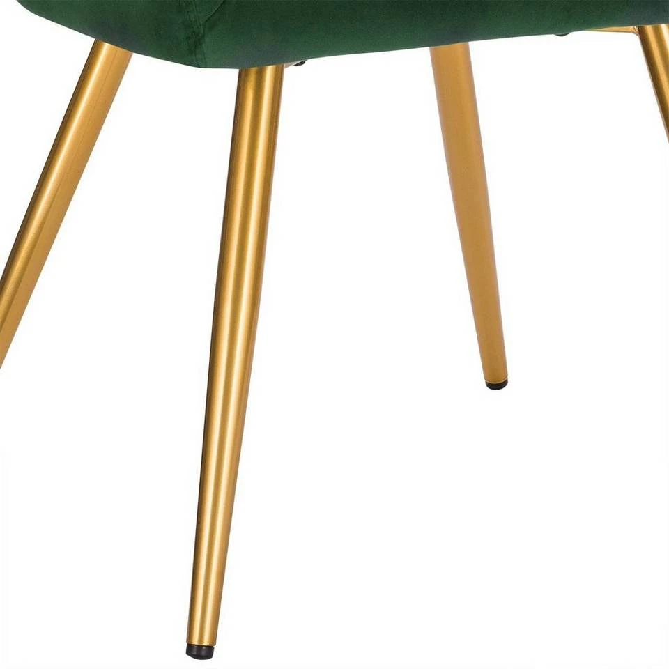 EUGAD Esszimmerstuhl (4 Stück), 4er-Set Esszimmerstuhl Polsterstuhl aus Samt Dunkelgrün Dunkelgrau, Dunkelgrün, Rosa, Schwarz 8 EUGAD Esszimmerstuhl (4 Stück), 4er-Set Esszimmerstuhl Polsterstuhl aus Samt Dunkelgrün Dunkelgrau, Dunkelgrün, Rosa, Schwarz – Bild 8