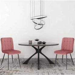 EUGAD Esszimmerstuhl (4 Stück), Polsterstuhl Wohnzimmerstuhl Samtstuhl Sessel mit Rückenlehne, Metallbeine, Sitzfläche aus Samt, Blau Creme, Dunkelgrau, Hellgrau, Rosa 45 EUGAD Esszimmerstuhl (4 Stück), Polsterstuhl Wohnzimmerstuhl Samtstuhl Sessel mit Rückenlehne, Metallbeine, Sitzfläche aus Samt, Blau Creme, Dunkelgrau, Hellgrau, Rosa -Eugad Möbel Einkaufen a7feab62 1471 4462 b136 84275ef70b60