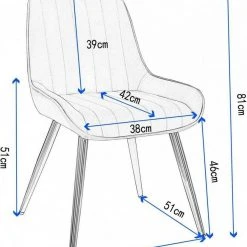 EUGAD Esszimmerstuhl (2 Stück), Küchenstuhl Wohnzimmerstuhl Sitzfläche aus Samt mit Metallbeine,Stuhl für Esszimmer Wohnzimmer Küche, Hellgrau Bordeaux, Dunkelgrau, Dunkelgrün, Rosa -Eugad Möbel Einkaufen a88a841f 47cf 531f 8919 4db348c5cbb7