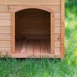 EUGAD Tierhaus, Hundehütte Hundehaus Massivholz draußen Wetterfest Aufklappbar Hellrot 103 x 66 x 71 cm -Eugad Möbel Einkaufen a8da543f 80a7 5c91 b961 e4a017b85e7e