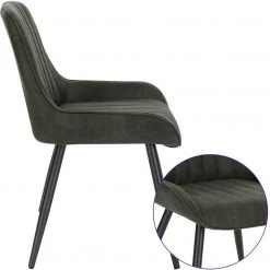 EUGAD Esszimmerstuhl, Polsterstuhl 2er-Set,Sitzfläche aus Stoffbezug Anthrazit, Dunkelbraun, Dunkelgrau 24 EUGAD Esszimmerstuhl, Polsterstuhl 2er-Set,Sitzfläche aus Stoffbezug Anthrazit, Dunkelbraun, Dunkelgrau -Eugad Möbel Einkaufen a9c14f4b 8c5a 52e8 bfee 17253bae90d9