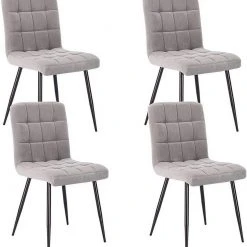 EUGAD Esszimmerstuhl (4 Stück), Polsterstuhl Wohnzimmerstuhl Samtstuhl Sessel mit Rückenlehne, Metallbeine, Sitzfläche aus Samt, Blau Creme, Dunkelgrau, Hellgrau, Rosa 36 EUGAD Esszimmerstuhl (4 Stück), Polsterstuhl Wohnzimmerstuhl Samtstuhl Sessel mit Rückenlehne, Metallbeine, Sitzfläche aus Samt, Blau Creme, Dunkelgrau, Hellgrau, Rosa -Eugad Möbel Einkaufen a9fb02d3 9f54 4d5e a634 290ddecd3982