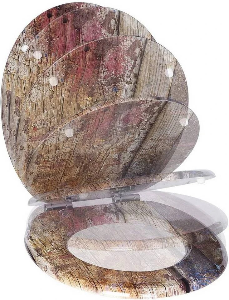 EUGAD WC-Sitz (1-St), Toilettensitz, WC Sitz mit Absenkautomatik, MDF, Holz, Softclose Scharnier Grüne Blätter, Holzfarbe, Lilie, Seestern, Seestern Am Strand, Seestern Sonnenuntergang, Stone, Lila Blume und Stones 54 EUGAD WC-Sitz (1-St), Toilettensitz, WC Sitz mit Absenkautomatik, MDF, Holz, Softclose Scharnier Grüne Blätter, Holzfarbe, Lilie, Seestern, Seestern Am Strand, Seestern Sonnenuntergang, Stone, Lila Blume und Stones – Bild 54