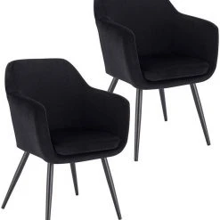 EUGAD Polsterstuhl (1 Stück), Küchenstuhl Samt Stuhl Sessel mit Armlehne, Metallbeine, für Esszimmer Wohnzimmer, Schwarz Dunkelgrau 53 EUGAD Polsterstuhl (1 Stück), Küchenstuhl Samt Stuhl Sessel mit Armlehne, Metallbeine, für Esszimmer Wohnzimmer, Schwarz Dunkelgrau -Eugad Möbel Einkaufen aaa03283 ffbd 43a8 99fa a437b3f05104