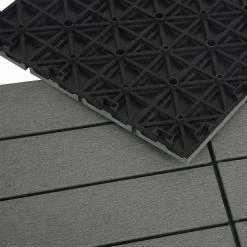 EUGAD WPC-Fliesen, 22 Stück WPC Terrassenfliesen in T-Form 30x30cm Dunkelgrau Anthrazit, Braun, Hellgrau 46 EUGAD WPC-Fliesen, 22 Stück WPC Terrassenfliesen in T-Form 30x30cm Dunkelgrau Anthrazit, Braun, Hellgrau -Eugad Möbel Einkaufen ab80e7f0 bd7c 5c3a ba6b 1a6b9748077a