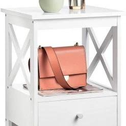 EUGAD Nachttisch, 2er-Set Beistelltisch Nachtschrank Nachtkommode Sofatisch aus MDF mit Schublade und Ablage für Schlafzimmer oder Wohnzimmer Weiß 12 EUGAD Nachttisch, 2er-Set Beistelltisch Nachtschrank Nachtkommode Sofatisch aus MDF mit Schublade und Ablage für Schlafzimmer oder Wohnzimmer Weiß -Eugad Möbel Einkaufen af2ec42d f8e1 56d1 8345 3bbd6d3da4c6