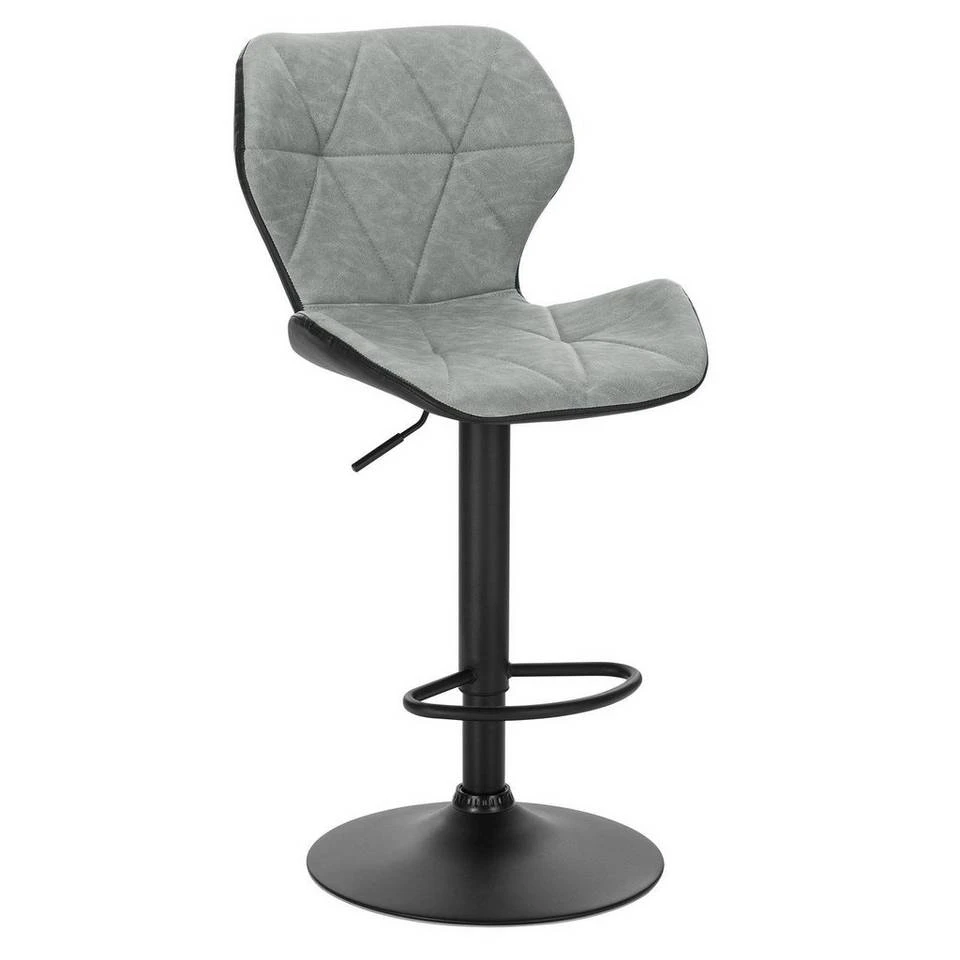 EUGAD Barhocker, 4er-Set mit Rückenlehne aus Kunstleder Metall Braun Anthrazit, Dunkelbraun, Grau 12 EUGAD Barhocker, 4er-Set mit Rückenlehne aus Kunstleder Metall Braun Anthrazit, Dunkelbraun, Grau – Bild 12