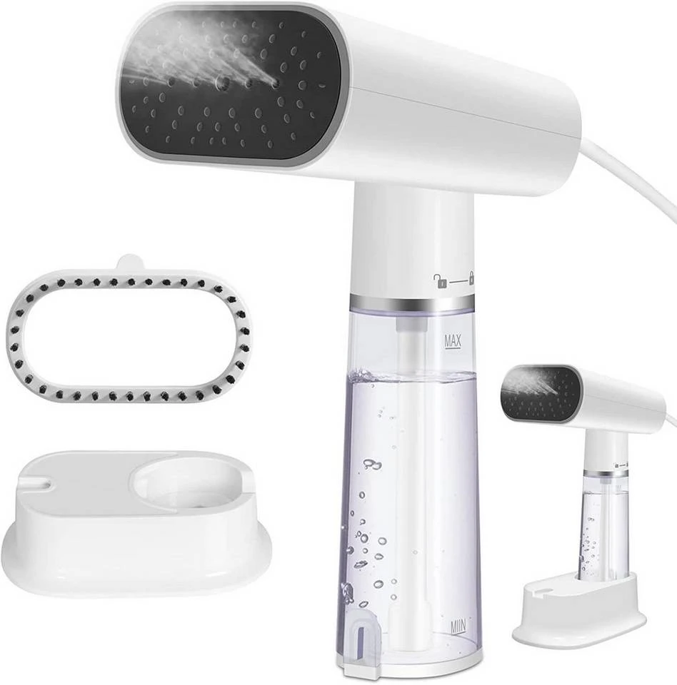 EUGAD Dampfbürste, Dampfglätter Reisebügeleisen Dampfbügeleisen Steamer Kleidung Handbügeleisen mit Dampfbürste 150 ml 1000 W für Haushalt Urlaub Dienstreise 1 EUGAD Dampfbürste, Dampfglätter Reisebügeleisen Dampfbügeleisen Steamer Kleidung Handbügeleisen mit Dampfbürste 150 ml 1000 W für Haushalt Urlaub Dienstreise