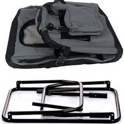 EUGAD Tiertransporttasche, Hundebox faltbar Hundetransportbox Auto Transportbox Reisebox Katzenbox Grau -Eugad Möbel Einkaufen b2aece1e 7227 5cf1 b07b 842f1c4b4e32