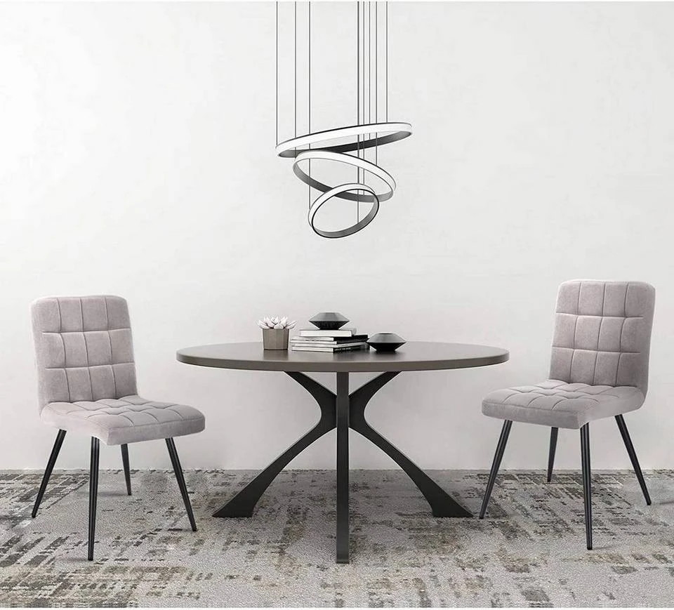 EUGAD Esszimmerstuhl (2 Stück), Polsterstuhl Wohnzimmerstuhl Samtstuhl Sessel mit Rückenlehne, Metallbeine, Sitzfläche aus Samt, Dunkelgrün Blau, Creme, Dunkelgrau, Dunkelgrün, Hellgrau, Rosa 23 EUGAD Esszimmerstuhl (2 Stück), Polsterstuhl Wohnzimmerstuhl Samtstuhl Sessel mit Rückenlehne, Metallbeine, Sitzfläche aus Samt, Dunkelgrün Blau, Creme, Dunkelgrau, Dunkelgrün, Hellgrau, Rosa – Bild 23