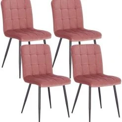 EUGAD Esszimmerstuhl (4 Stück), Polsterstuhl Wohnzimmerstuhl Samtstuhl Sessel mit Rückenlehne, Metallbeine, Sitzfläche aus Samt, Blau Creme, Dunkelgrau, Hellgrau, Rosa 42 EUGAD Esszimmerstuhl (4 Stück), Polsterstuhl Wohnzimmerstuhl Samtstuhl Sessel mit Rückenlehne, Metallbeine, Sitzfläche aus Samt, Blau Creme, Dunkelgrau, Hellgrau, Rosa -Eugad Möbel Einkaufen b44e1017 298b 445b b375 e2912dc2276a