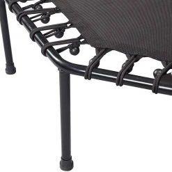 EUGAD Fitnesstrampolin, Fitness Trampolin Indoor Faltbar Ø 126cm mit höhenverstellbarem Haltegriff, leise Gummiseilfederung, belastbar bis 120 kg Grün, Schwarz -Eugad Möbel Einkaufen b47e8629 eeab 4abd 86bd 2c2d4c4af3af