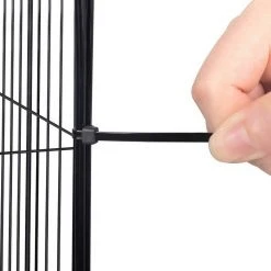 EUGAD Freigehege, Freigehege Kaninchen mit Stauraum Hasen Meerschweinchen Welpenauslauf Laufgitter mit Tür&Treppe DIY Schwarz 30 Platten (35x35cm/Platte) 105 x 70 x 70 cm 20 EUGAD Freigehege, Freigehege Kaninchen mit Stauraum Hasen Meerschweinchen Welpenauslauf Laufgitter mit Tür&Treppe DIY Schwarz 30 Platten (35x35cm/Platte) 105 x 70 x 70 cm -Eugad Möbel Einkaufen b6c70d9e d109 5ff8 add6 6070d05abfc7