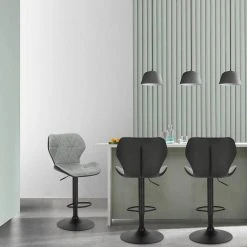 EUGAD Barhocker, 4er-Set mit Rückenlehne aus Kunstleder Metall Braun Anthrazit, Dunkelbraun, Grau 41 EUGAD Barhocker, 4er-Set mit Rückenlehne aus Kunstleder Metall Braun Anthrazit, Dunkelbraun, Grau -Eugad Möbel Einkaufen b74e997e 118e 45d0 b672 060099e8990e